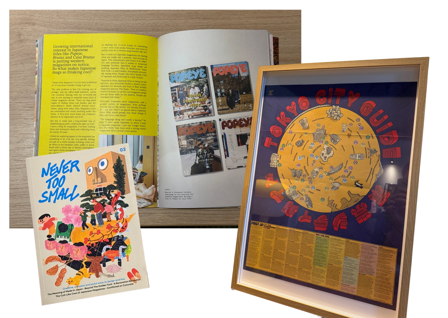 Spread from an NTS issue