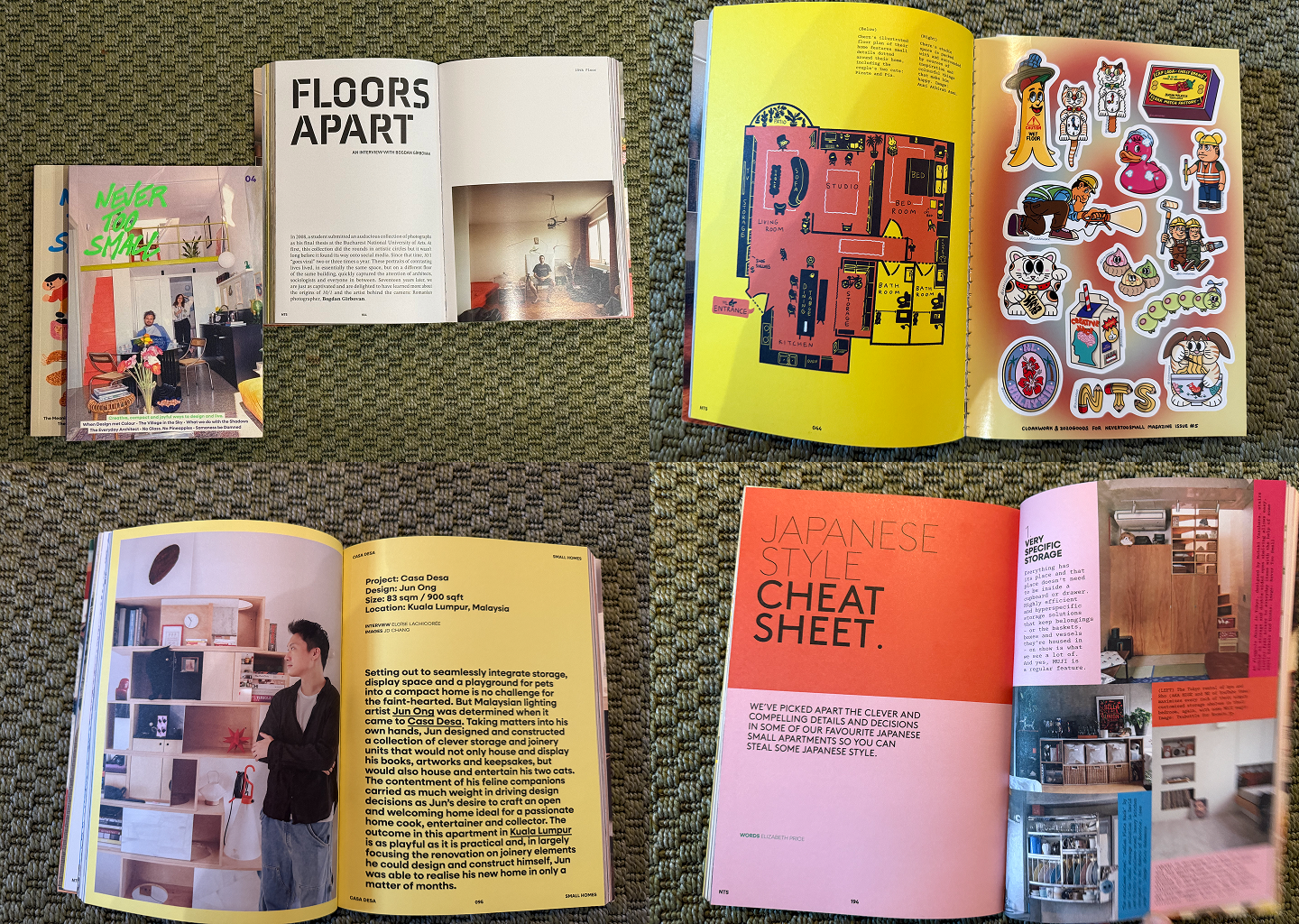 Layout and photography detail